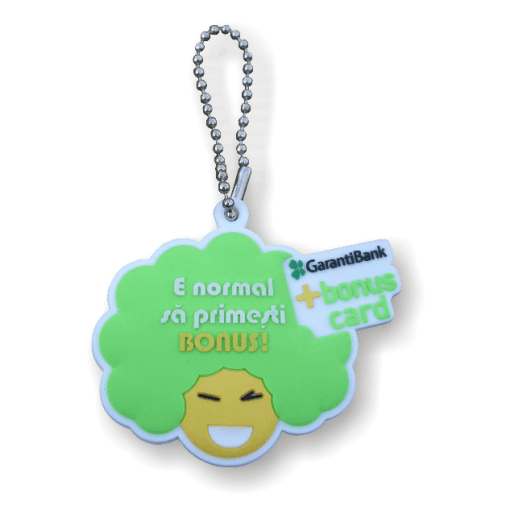 Breloc personalizat din PVC 3D